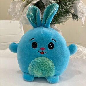 Sky Blue Plush Bunny Stuffed Animal